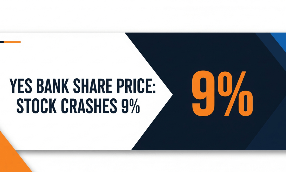 Yes Bank Share Price: Stock Crashes 9%