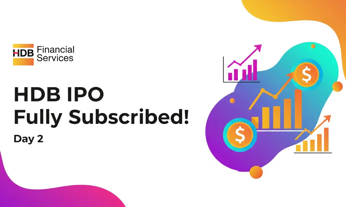 HDB Financial Services IPO Hits Full Subscription on Day 2