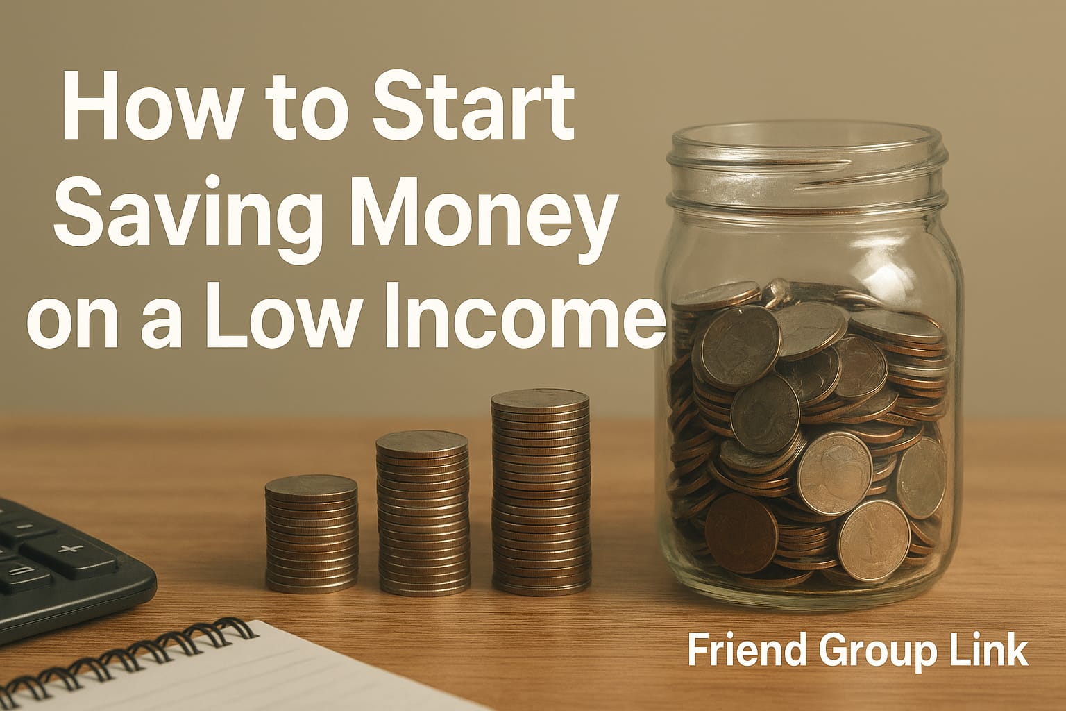 How to Start Saving Money on a Low Income